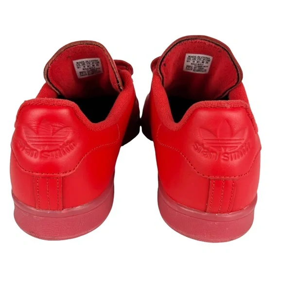 2016 Adidas Originals Stan Smith Mens Size 10.5 Red S80043 Velcro Sneakers 2016 Adidas Originals Stan Smith Mens Size 10.5 Red S80043  main image 4